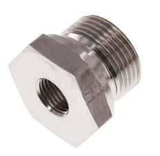 G 3/4'' x G 1/4'' M/F Stainless steel Reducing Adapter 400 Bar - Hydraulic