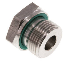 G 3/4'' x G 1/4'' M/F Stainless steel Reducing Adapter 400 Bar - Hydraulic