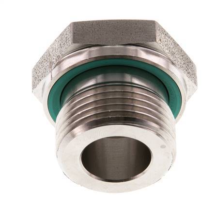 G 3/4'' x G 3/8'' M/F Stainless steel Reducing Adapter 400 Bar - Hydraulic