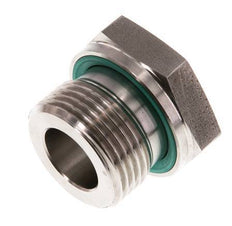 G 3/4'' x G 3/8'' M/F Stainless steel Reducing Adapter 400 Bar - Hydraulic