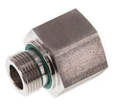 G 3/4'' x G 1'' M/F Stainless steel Reducing Adapter 400 Bar - Hydraulic