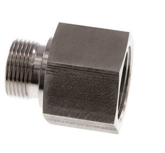 G 3/4'' x G 1'' M/F Stainless steel Reducing Adapter 400 Bar - Hydraulic