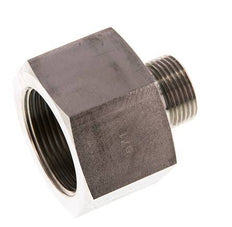G 3/4'' x G 1 1/4'' M/F Stainless steel Reducing Adapter 400 Bar - Hydraulic