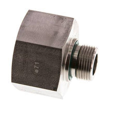 G 3/4'' x G 1 1/4'' M/F Stainless steel Reducing Adapter 400 Bar - Hydraulic