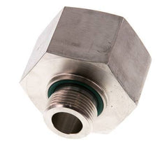 G 3/4'' x G 1 1/4'' M/F Stainless steel Reducing Adapter 400 Bar - Hydraulic