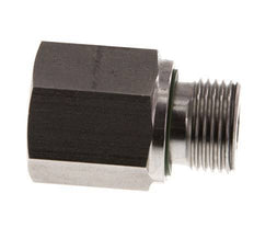 G 3/8'' x G 1/4'' M/F Stainless steel Reducing Adapter 630 Bar - Hydraulic