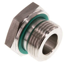 G 1'' x G 1/2'' M/F Stainless steel Reducing Adapter 400 Bar - Hydraulic