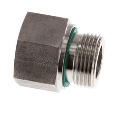 G 1'' x G 3/4'' M/F Stainless steel Reducing Adapter 400 Bar - Hydraulic