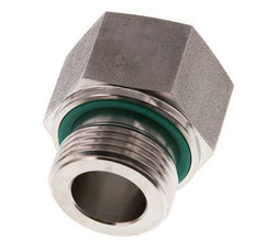 G 1'' x G 3/4'' M/F Stainless steel Reducing Adapter 400 Bar - Hydraulic