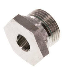 G 1'' x G 3/8'' M/F Stainless steel Reducing Adapter 400 Bar - Hydraulic