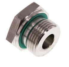 G 1'' x G 3/8'' M/F Stainless steel Reducing Adapter 400 Bar - Hydraulic