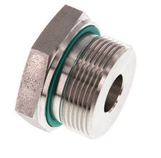 G 1 1/2'' x G 1/2'' M/F Stainless steel Reducing Adapter 315 Bar - Hydraulic
