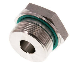 G 1 1/2'' x G 1/2'' M/F Stainless steel Reducing Adapter 315 Bar - Hydraulic