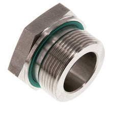 G 1 1/2'' x G 1'' M/F Stainless steel Reducing Adapter 315 Bar - Hydraulic