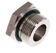 G 1 1/4'' x G 3/4'' M/F Stainless steel Reducing Adapter 400 Bar - Hydraulic