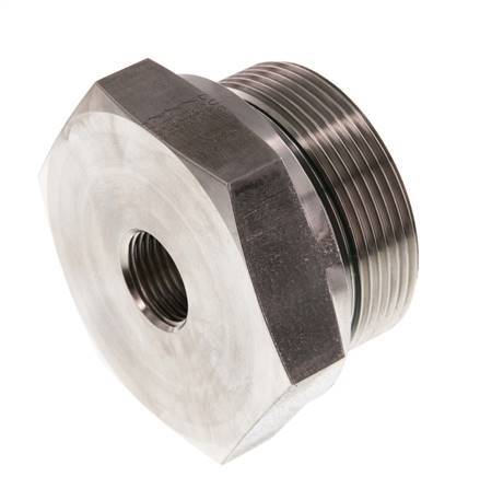 G 2'' x G 1/2'' M/F Stainless steel Reducing Adapter 250 Bar - Hydraulic