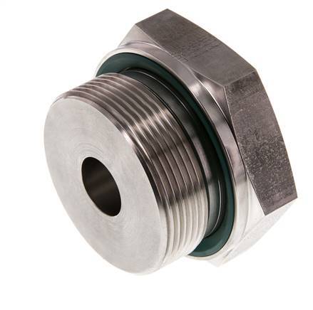 G 2'' x G 1/2'' M/F Stainless steel Reducing Adapter 250 Bar - Hydraulic