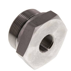 G 2'' x G 3/4'' M/F Stainless steel Reducing Adapter 250 Bar - Hydraulic