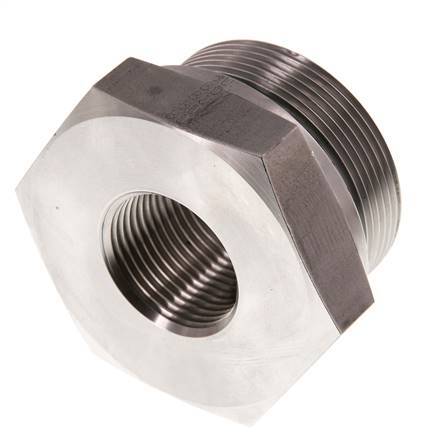 G 2'' x G 1'' M/F Stainless steel Reducing Adapter 250 Bar - Hydraulic