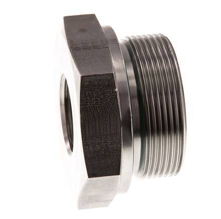 G 2'' x G 1'' M/F Stainless steel Reducing Adapter 250 Bar - Hydraulic