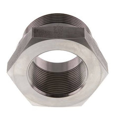 G 2'' x G 1 1/2'' M/F Stainless steel Reducing Adapter 250 Bar - Hydraulic