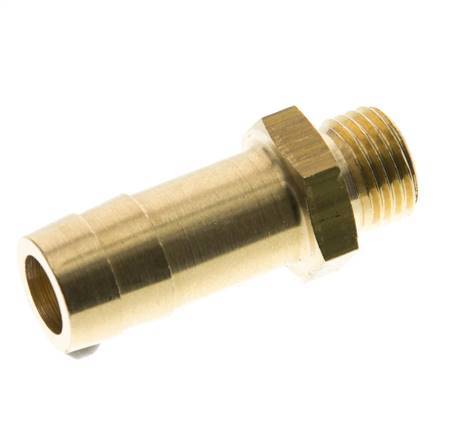 G 1/4'' Male x 13mm Brass Hose barb 16 Bar [2 Pieces]
