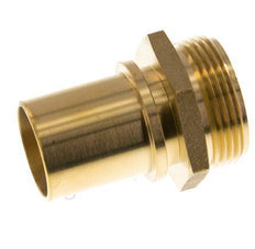 G 1 1/4'' Male x 32mm Brass Hose barb with Safety Collar DIN 2817