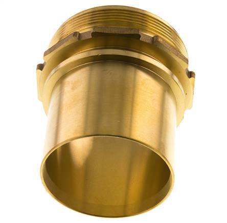 G 3'' Male x 75mm Brass Hose barb with Safety Collar DIN 2817
