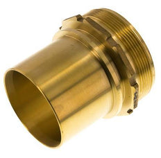 G 3'' Male x 75mm Brass Hose barb with Safety Collar DIN 2817