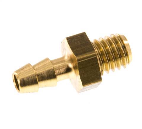 M5 Male x 3mm Brass Hose barb 16 Bar [5 Pieces]