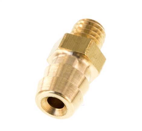 M5 Male x 6mm Brass Hose barb 16 Bar [5 Pieces]