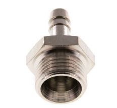 G 1/2'' Male x 8mm Nickel plated Brass Hose barb 16 Bar [2 Pieces]