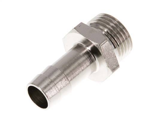 G 1/2'' Male x 13mm Nickel plated Brass Hose barb 16 Bar [2 Pieces]