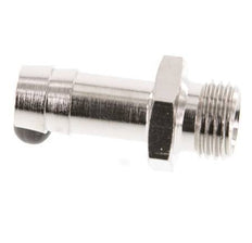 G 1/4'' Male x 10mm Nickel plated Brass Hose barb 16 Bar [2 Pieces]