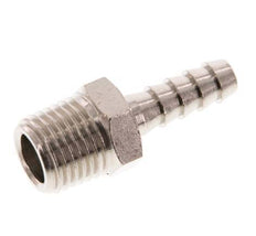 R 1/4'' Male x 6mm Nickel plated Brass Hose barb 16 Bar [5 Pieces]