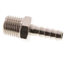 R 1/4'' Male x 6mm Nickel plated Brass Hose barb 16 Bar [5 Pieces]