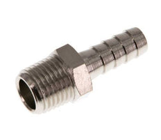 R 1/4'' Male x 8mm Nickel plated Brass Hose barb 16 Bar [5 Pieces]