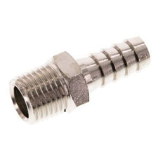 R 1/4'' Male x 9mm Nickel plated Brass Hose barb 16 Bar [5 Pieces]