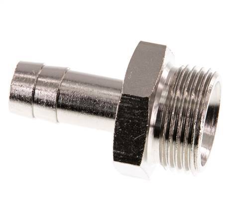 G 3/4'' Male x 13mm Nickel plated Brass Hose barb 16 Bar