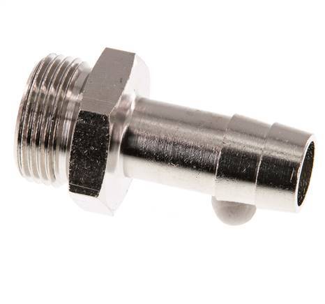 G 3/4'' Male x 16mm Nickel plated Brass Hose barb 16 Bar