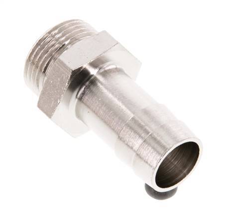 G 3/4'' Male x 19mm Nickel plated Brass Hose barb 16 Bar