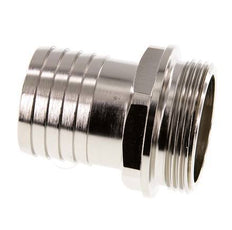 G 1 1/2'' Male x 38mm Nickel plated Brass Hose barb 16 Bar