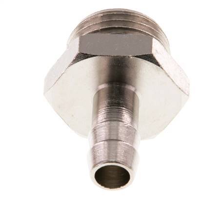 G 1/2'' Male x 9mm Nickel plated Brass Hose barb with NBR Seal 30 Bar [2 Pieces]