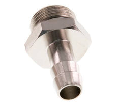 G 3/8'' Male x 9mm Nickel plated Brass Hose barb with NBR Seal 30 Bar [5 Pieces]