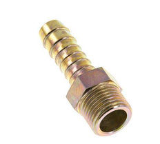 G 1/2'' Male x 13mm Zinc plated Steel Hose barb 25 Bar