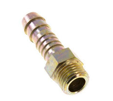G 1/4'' Male x 9mm Zinc plated Steel Hose barb 25 Bar [2 Pieces]