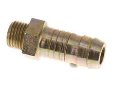 G 1/4'' Male x 13mm Zinc plated Steel Hose barb 25 Bar [2 Pieces]