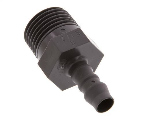 R 1/2'' Male x 8mm PA 6 Hose barb 10 Bar [5 Pieces]