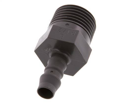 R 1/2'' Male x 8mm PA 6 Hose barb 10 Bar [5 Pieces]