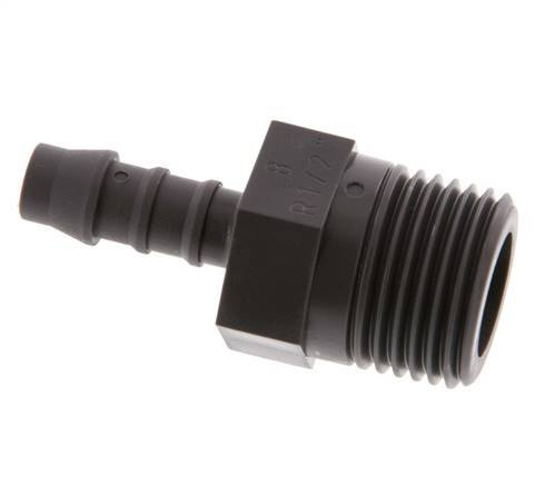 R 1/2'' Male x 8mm PA 6 Hose barb 10 Bar [5 Pieces]